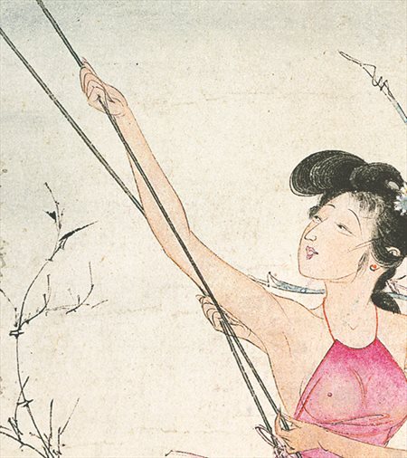 淮阴-胡也佛的仕女画和最知名的金瓶梅秘戏图